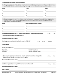 Form HFS2378H Mail-In Application for Medical Benefits - Illinois, Page 9