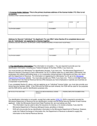 License Application - Minnesota, Page 10
