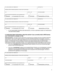 License Application - Minnesota, Page 12