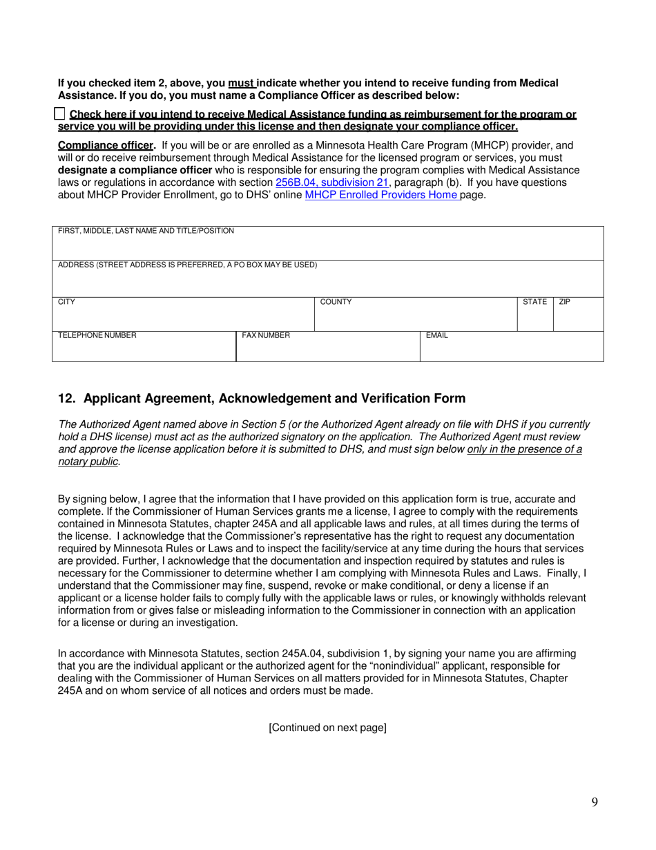 Minnesota License Application - Fill Out, Sign Online and Download PDF ...