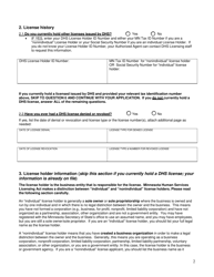 License Application - Minnesota, Page 8