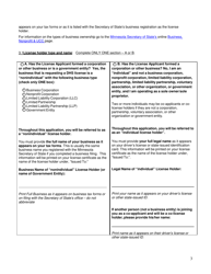License Application - Minnesota, Page 9