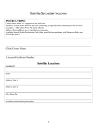 Application for Rule 29 Certification - Minnesota, Page 6