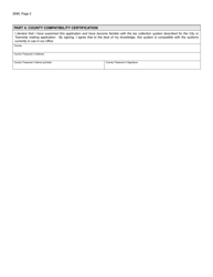 Form 2696 Request for Approval of Computerized Tax Roll by a Local Unit - Michigan, Page 2