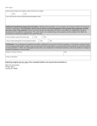 Form 2167A Assessor Petition for Change of Property Classification - Michigan, Page 2