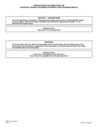 Instructions for Form EMS-24 Quarterly Report for Mobile Intensive Care Program - New Jersey, Page 6
