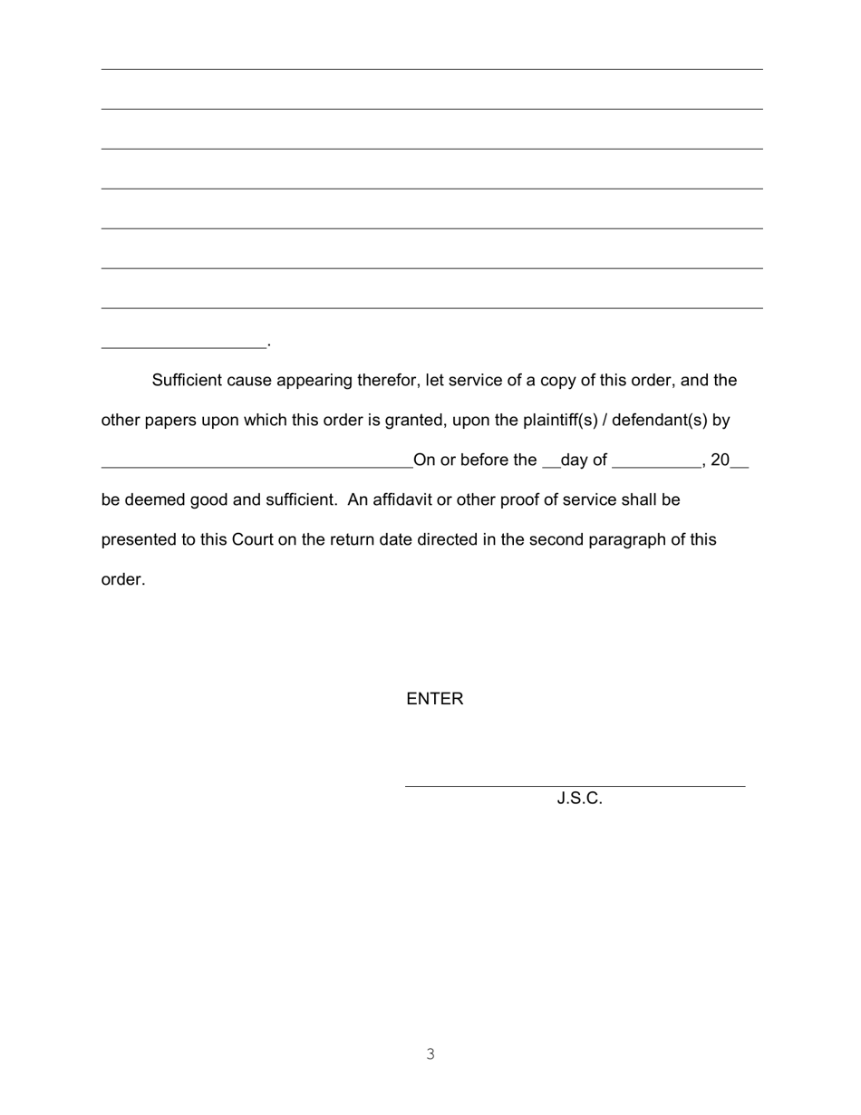 Order to Show Cause for Contempt in Civil Action - New York, Page 3