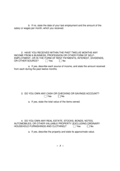 Affidavit in Support of Motion for Leave to Proceed on Appeal in Forma Pauperis - Hawaii, Page 3