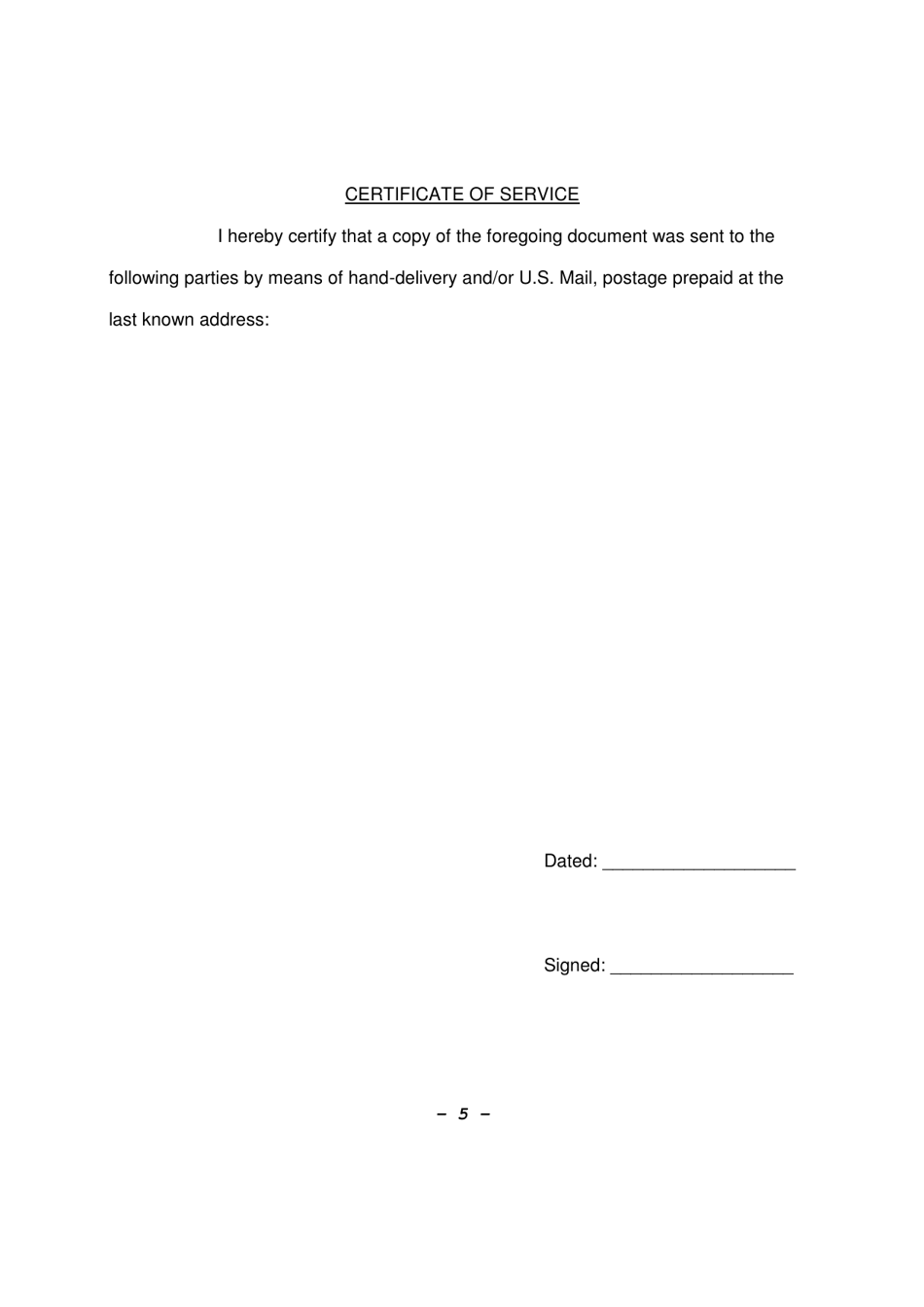 Affidavit in Support of Motion for Leave to Proceed on Appeal in Forma Pauperis - Hawaii, Page 5