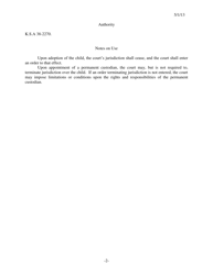 Form 190 Order Terminating Jurisdiction - Kansas, Page 2