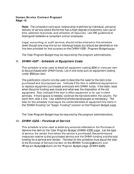Instructions for Form DHMH432A-H Human Services Contract Proposal - Maryland, Page 5