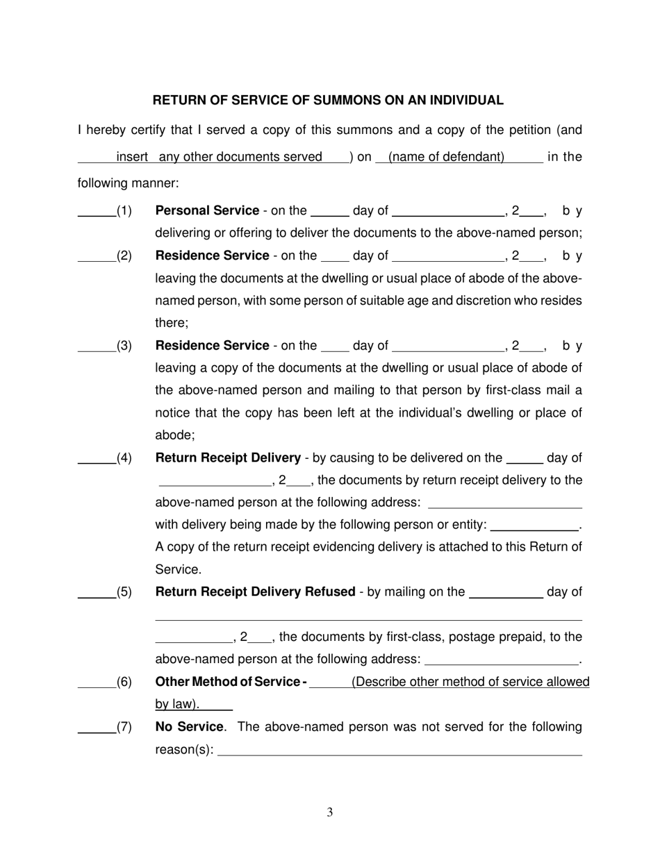 Third-Party Summons - Kansas, Page 3