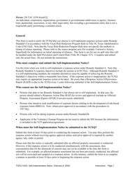 Form TCEQ-10323 Self-implementation Notice - Texas, Page 2