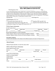 Form TCEQ-10323 Self-implementation Notice - Texas, Page 7