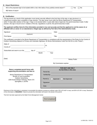 Form LA9004 Application for Outdoor Advertising Permit for Sale or Lease Sign - Interstate Highway - Illinois, Page 2