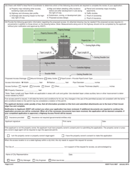 DOT Form 827 Application for Highway Access - Kansas, Page 2
