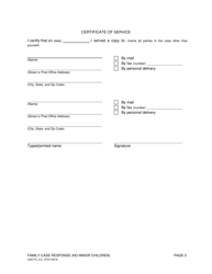 Form CAO FL3-2 Family Case Response (No Children) - Idaho, Page 3