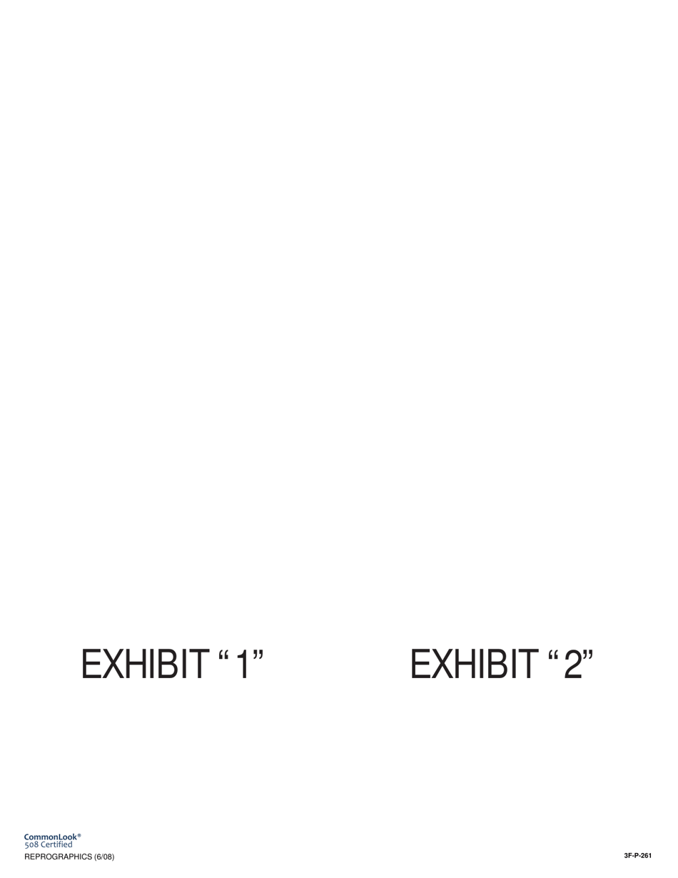 Form 3F-P-261 Statement of Mailing: Exhibit 1 and Exhibit 2 - Hawaii, Page 2