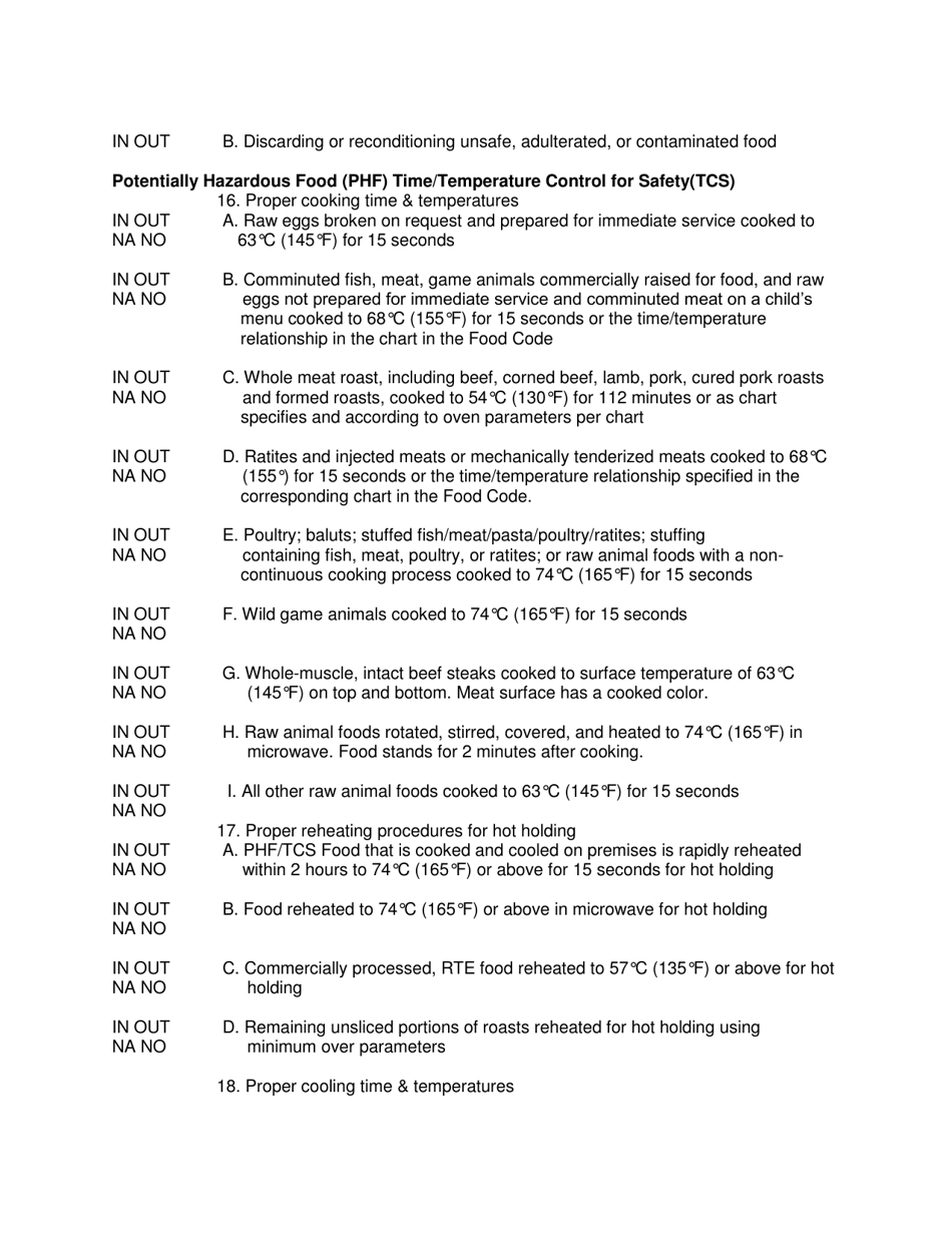 Mdard / FDA Standardization Evaluation Report Form - Michigan, Page 3