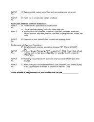 Mdard/FDA Standardization Evaluation Report Form - Michigan, Page 5
