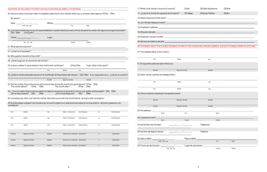 Form CSS354 Filiation Affidavit - Idaho (English/French), Page 4