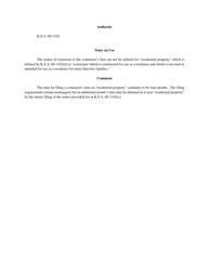 Notice of Extension to File Contractor Lien - Kansas, Page 2