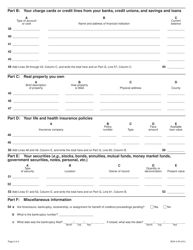 Form BOA-4 Financial Information Statement for Individuals - Illinois, Page 2