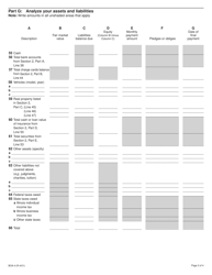 Form BOA-4 Financial Information Statement for Individuals - Illinois, Page 3