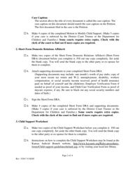 Instructions for Pro Se Motion to Modify Child Support - Kansas, Page 2