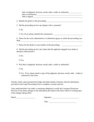 Legal Proceedings Form - Maryland, Page 2