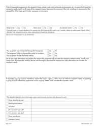 Form DHS-4315-ENG Mobility Device Authorization Form - Minnesota, Page 3