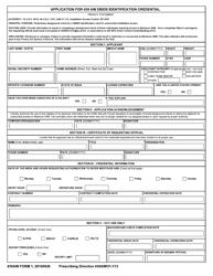 439 AW Form 1 Application for 439 AW Dbids Identification Credential