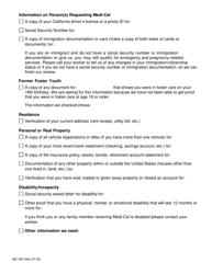 Form MC355 Medi-Cal Request for Information - California, Page 3