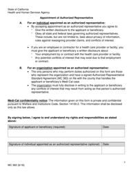 Form MC382 Appointment of Authorized Representative - California, Page 3