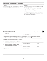 Instructions for IRS Form 1040, 1040-SR Credit for the Elderly or the Disabled, Page 4