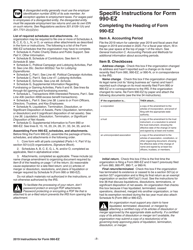 Instructions for IRS Form 990-EZ Short Form Return of Organization Exempt From Income Tax, Page 7