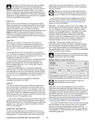 Instructions for IRS Form 9465 Installment Agreement Request, Page 5