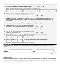 IRS Form 23 Application for Enrollment to Practice Before the Internal Revenue Service, Page 2