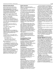 IRS Form 990 (990-EZ; 990-PF) Schedule B Schedule of Contributors, Page 5