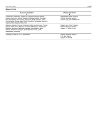 IRS Form 1041-V Payment Voucher, Page 2