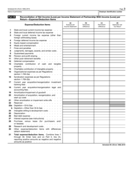IRS Form 1065 Schedule M-3 Net Income (Loss) Reconciliation for Certain Partnerships, Page 3