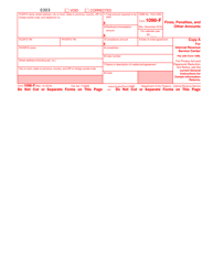 IRS Form 1098-F Fines, Penalties, and Other Amounts, Page 2