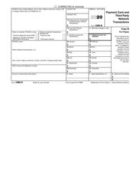 IRS Form 1099-K &quot;Payment Card and Third Party Network Transactions&quot;, Page 4