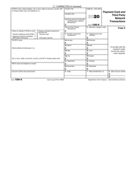 IRS Form 1099-K &quot;Payment Card and Third Party Network Transactions&quot;, Page 6