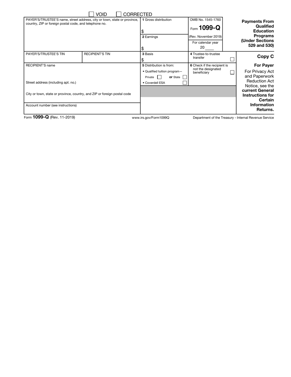 IRS Form 1099-Q Payments From Qualified Education Programs (Under Sections 529 and 530), Page 4