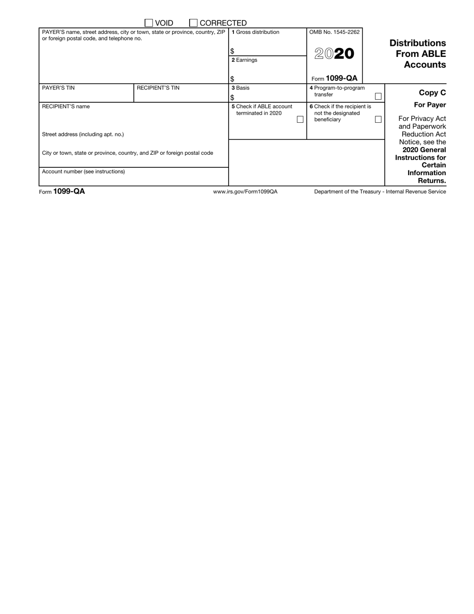 IRS Form 1099-QA Distributions From Able Accounts, Page 4
