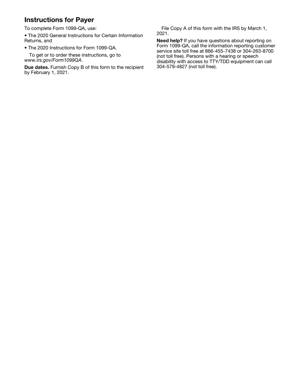 IRS Form 1099-QA Distributions From Able Accounts, Page 5