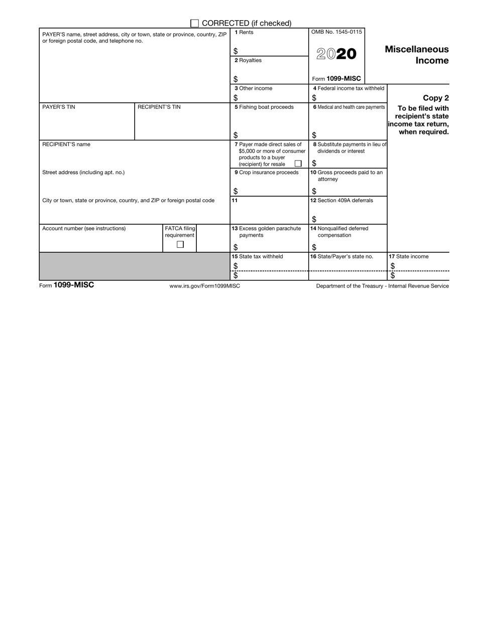 IRS Form 1099-MISC Miscellaneous Income, Page 6