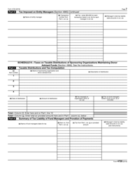 IRS Form 4720 Return of Certain Excise Taxes Under Chapters 41 and 42 of the Internal Revenue Code, Page 7