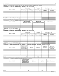 IRS Form 8582 Passive Activity Loss Limitations, Page 2